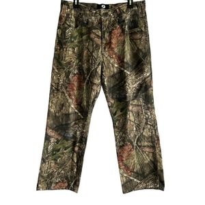 Vintage Mossy Oak Mens Size 34/ 40 Camouflage Wide Straight Leg‎ Hunting Jeans